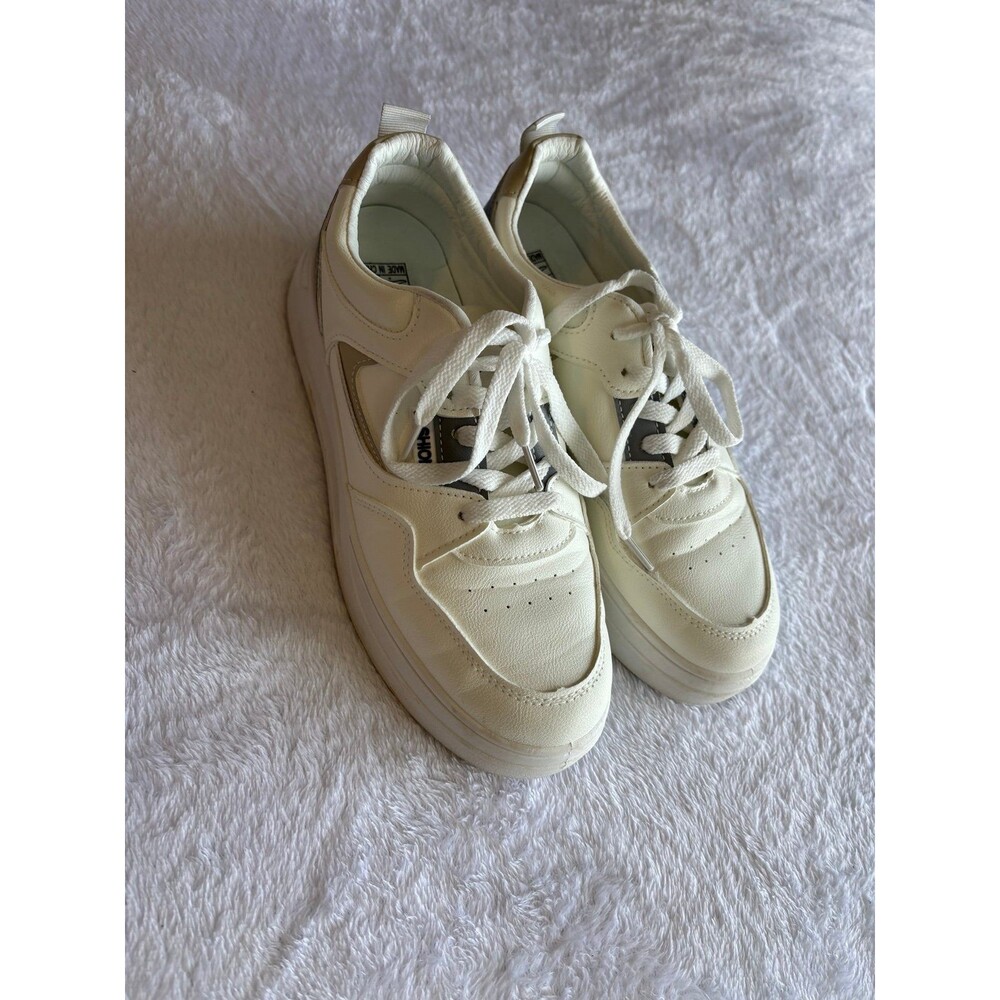 Women’s White Brown Grey Fashion Tennis Shoes/Sneakers size 11